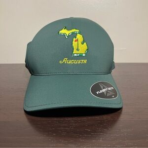 Augusta National Golf Club Flexfit Delta Hat Dark Green cap Size S/M New No Tag